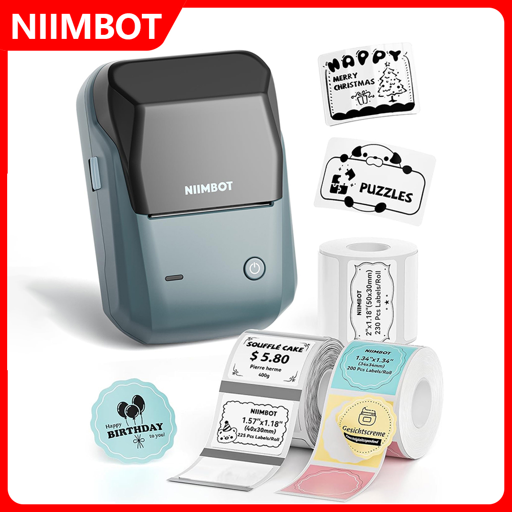 NIIMBOT B1 2-дюймовый портатив – обзор и цена Commercial Book Printing Machines