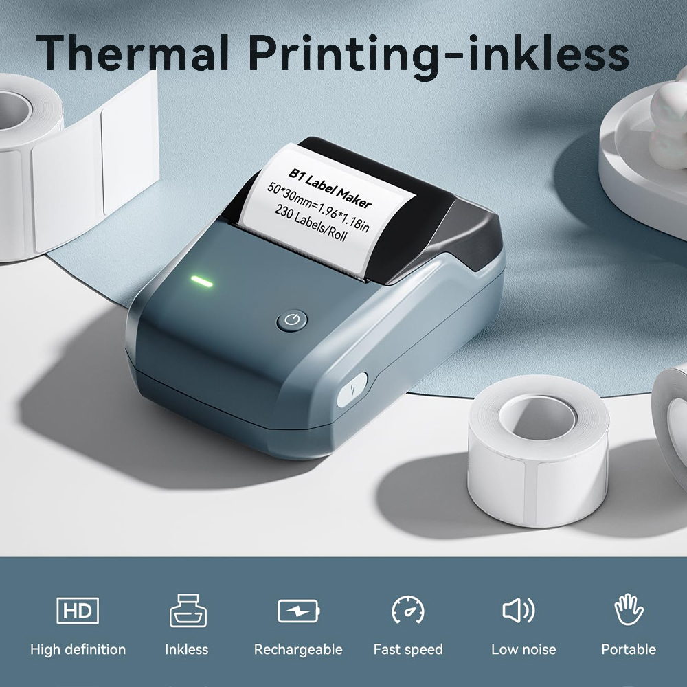 NIIMBOT B1 2-дюймовый портатив – обзор и цена Commercial Book Printing Machines
