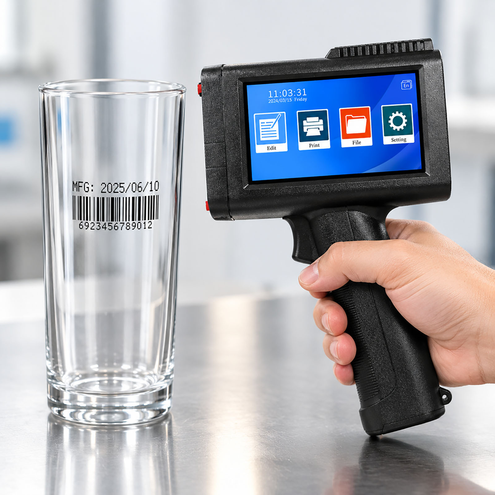 ZM-C13 – портативный мини-стру – обзор и цена Barcode Printer
