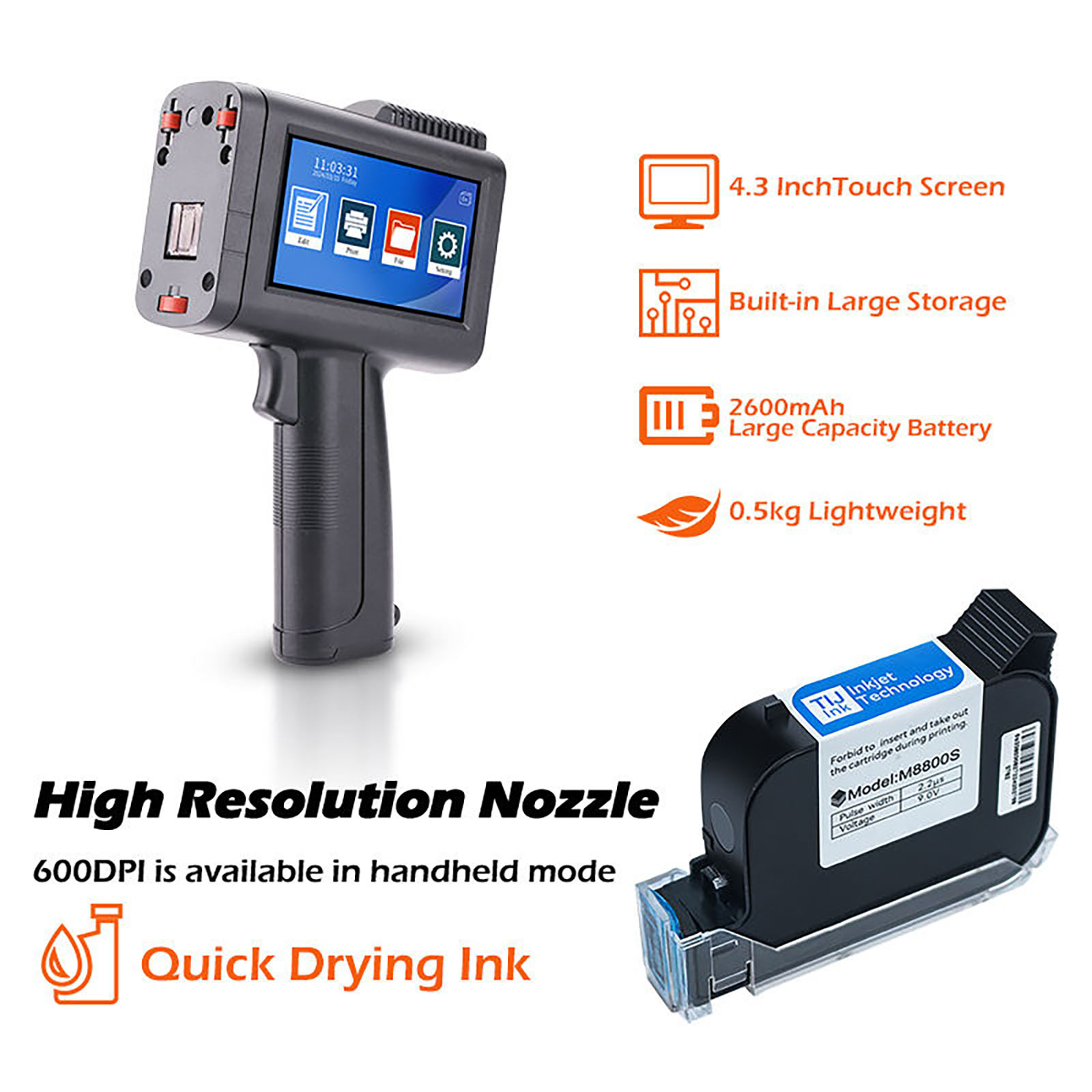ZM-C13 – портативный мини-стру – обзор и цена Barcode Printer