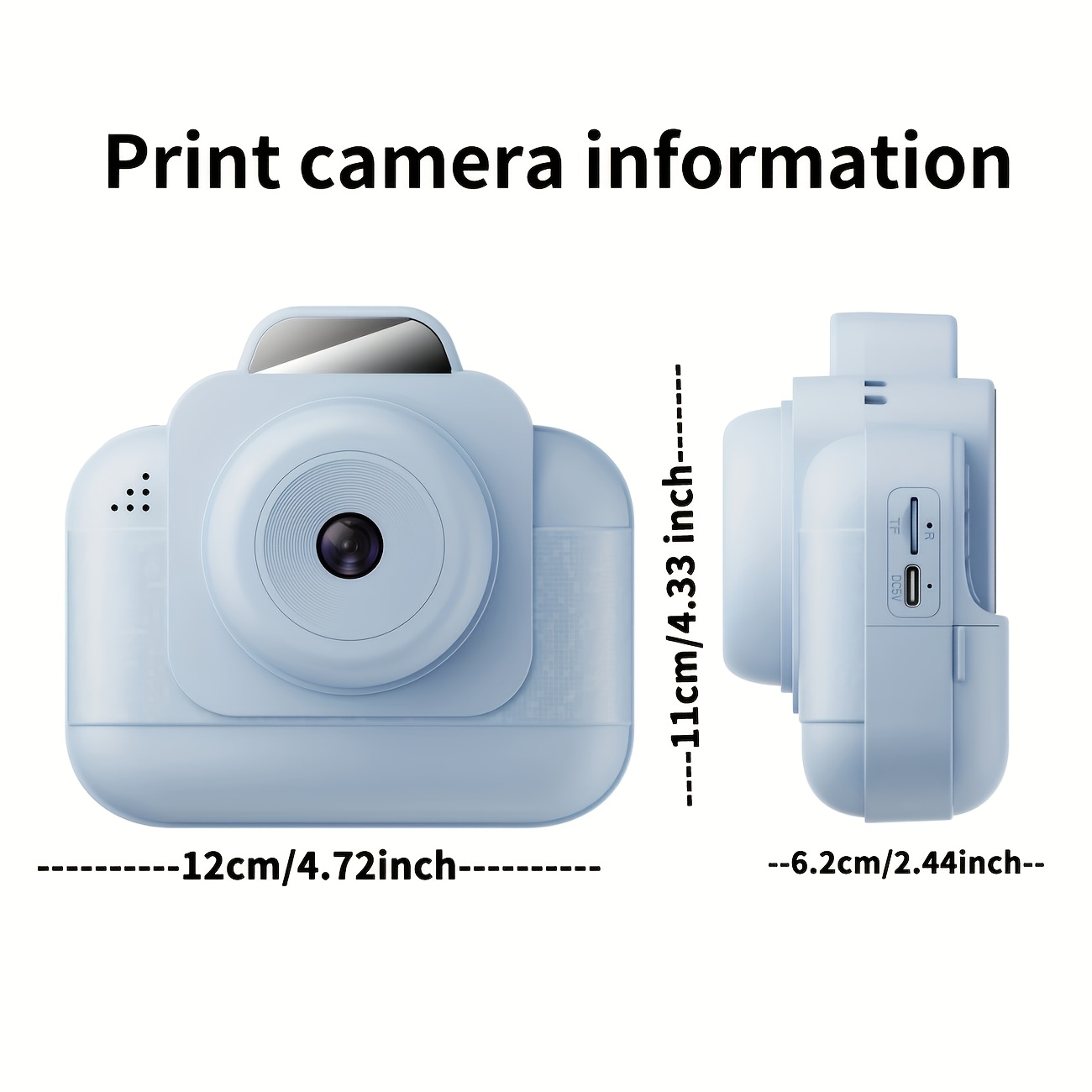 Портативный фотопринтер (синий – обзор и цена Photo Printer
